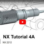 NX Tutorial Video 4A - Sketch & Revolve