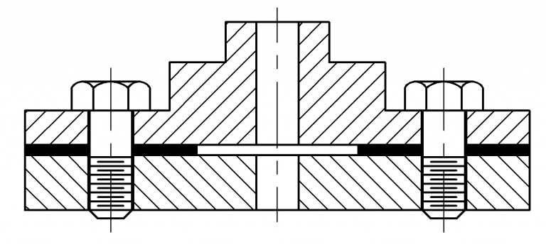 Screw In Section Section Views – EngineeringTechnology.org