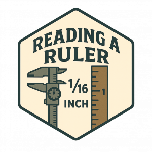 Badge – Reading a Ruler (inch 1/16)